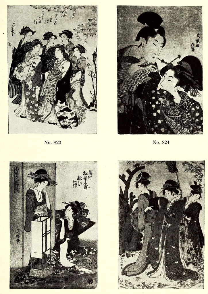 An illustration from An Exceptionally Important Collection of Rare and Valuable Japanese Color Prints, 1921, leaf 233