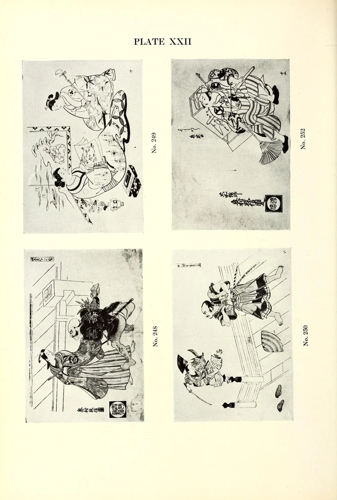 An illustration from An Exceptionally Important Collection of Rare and Valuable Japanese Color Prints, 1921, leaf 74