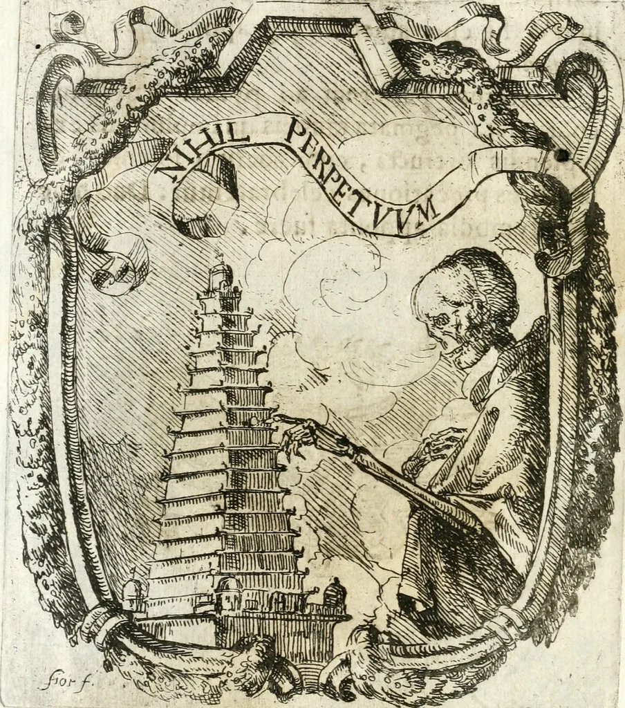 An illustration from Exeqviæ in templo S. Nazarii Manfredo Septalio : Patritio Mediolanensi, eivsdem basilicæ canonico celebratæ: quas summatim exposuit March. Ioannes Maria Vicecomes Acad. animos, 1680, leaf 15