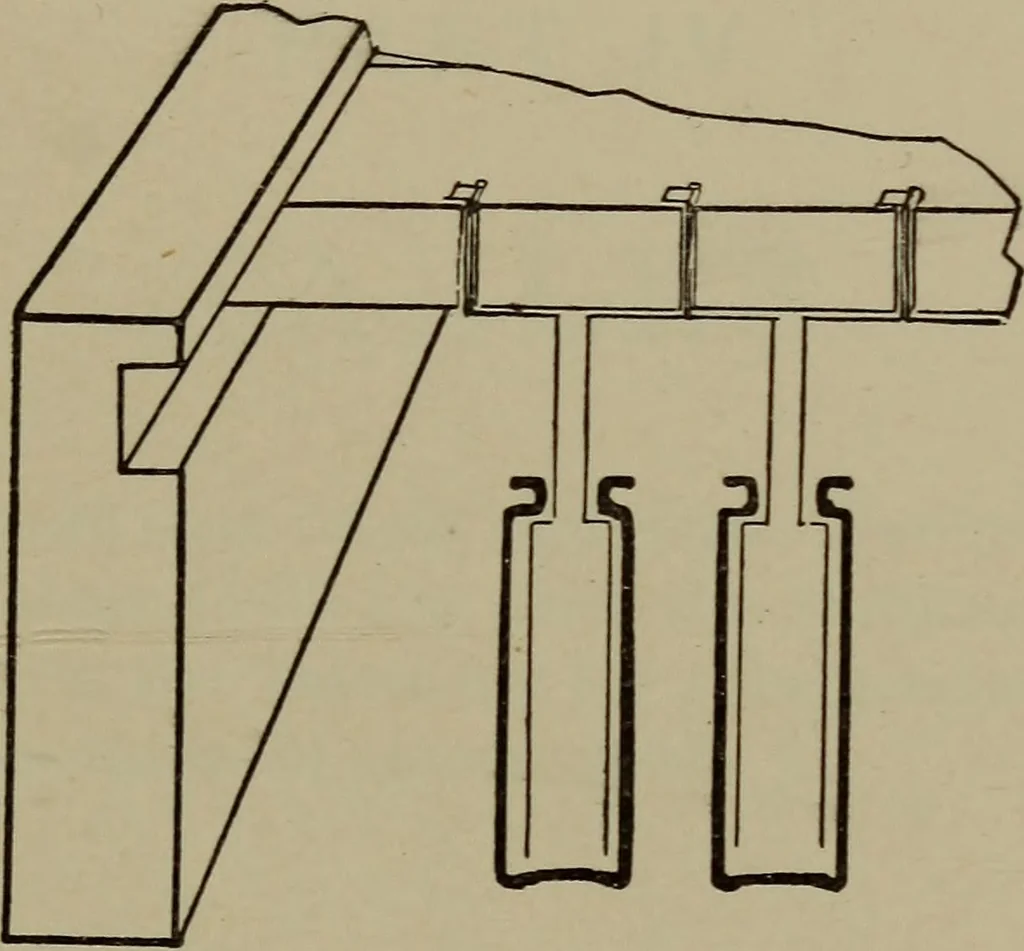 An illustration from Exercises in physical measurement, 1896, leaf 158
