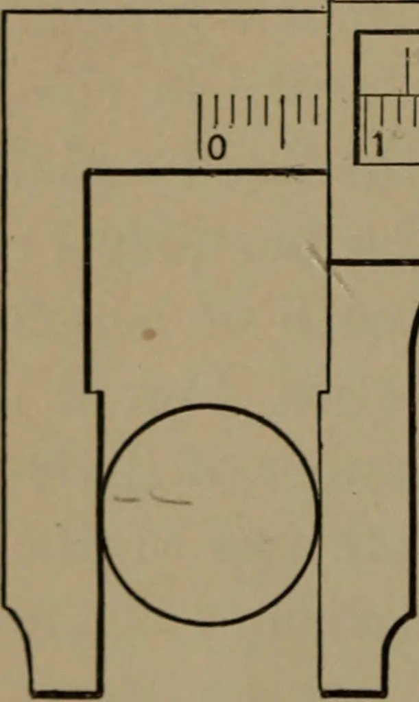 An illustration from Exercises in physical measurement, 1896, leaf 21