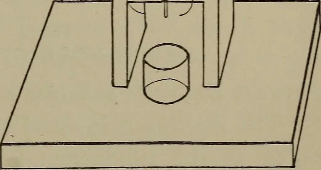 An illustration from Exercises in physical measurement, 1896, leaf 60