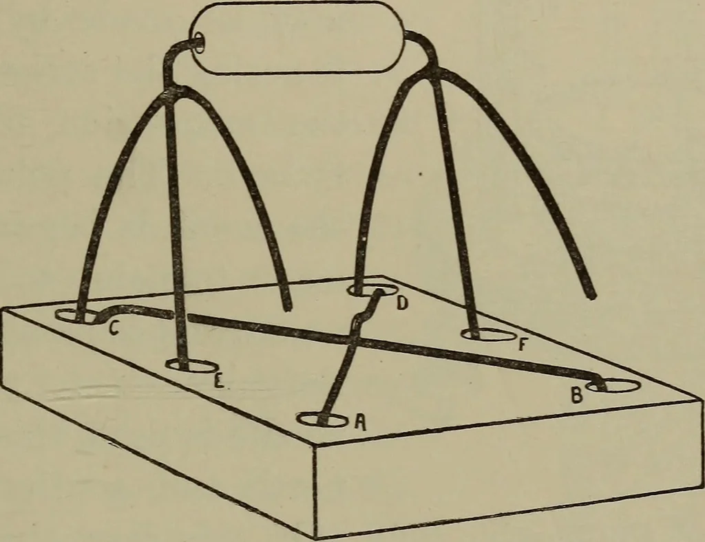 An illustration from Exercises in physical measurement, 1896, leaf 80