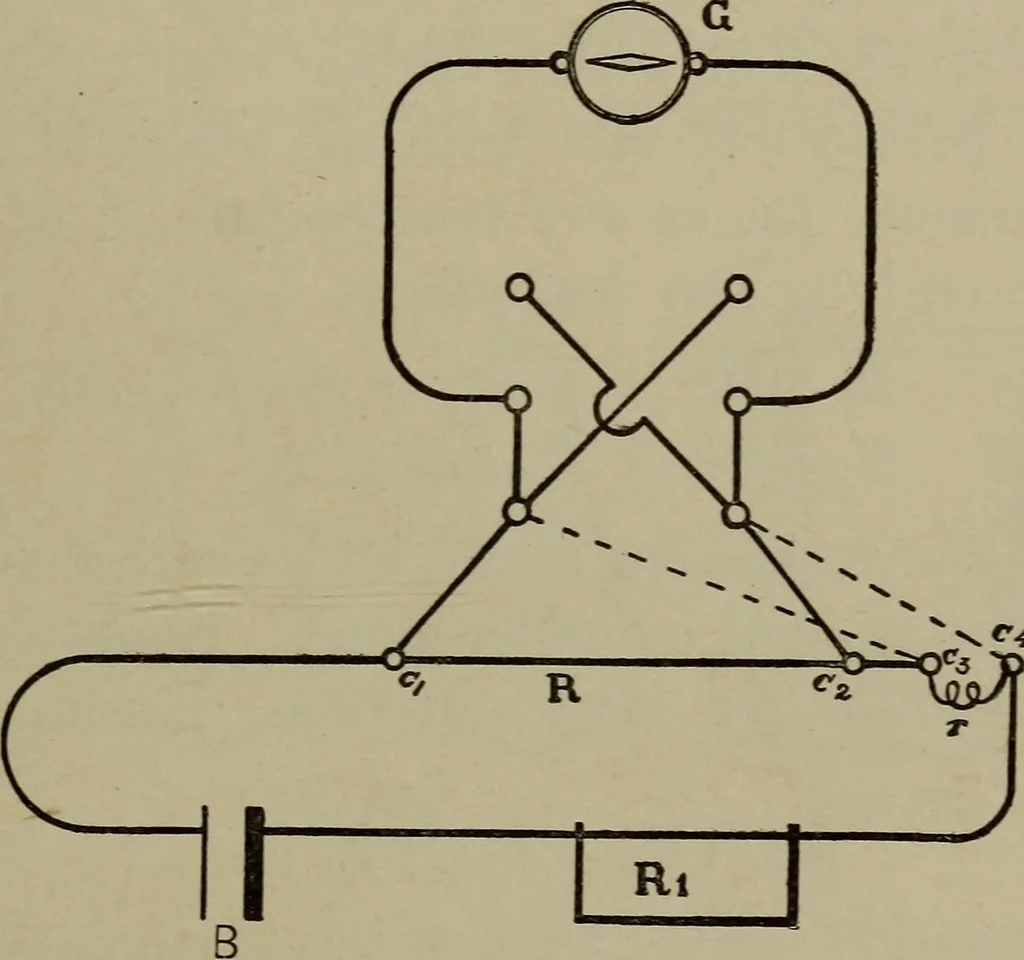 An illustration from Exercises in physical measurement, 1896, leaf 98