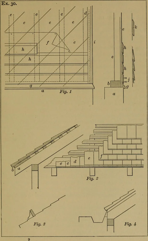 An illustration from Exercises in wood-working, with a short treatise on wood;, 1890, leaf 131