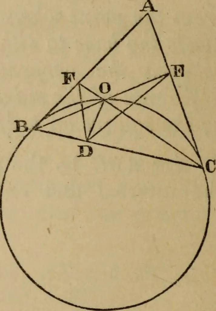 An illustration from Exercises on Euclid and in modern geometry for the use of schools, private students, and junior university students, 1881, leaf 109