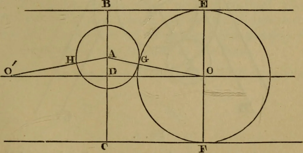An illustration from Exercises on Euclid and in modern geometry for the use of schools, private students, and junior university students, 1881, leaf 120
