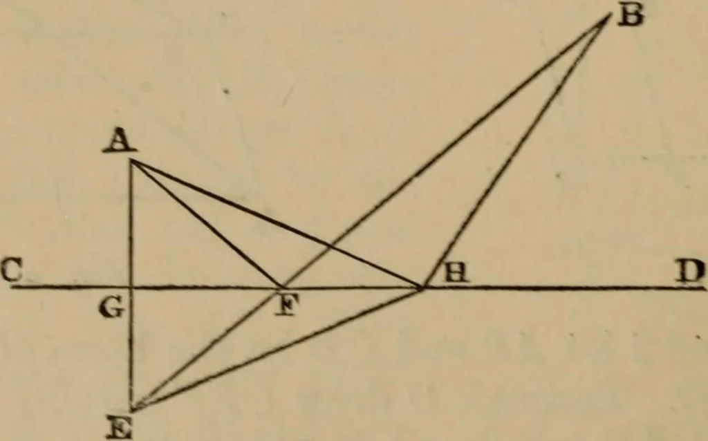 An illustration from Exercises on Euclid and in modern geometry for the use of schools, private students, and junior university students, 1881, leaf 139
