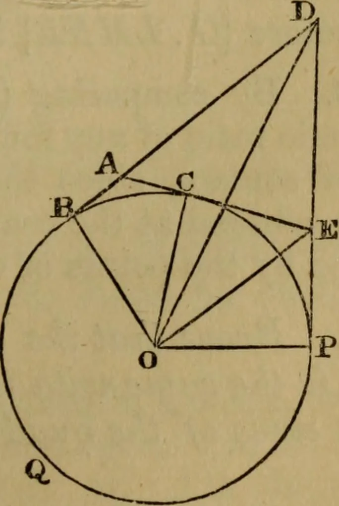 An illustration from Exercises on Euclid and in modern geometry for the use of schools, private students, and junior university students, 1881, leaf 184