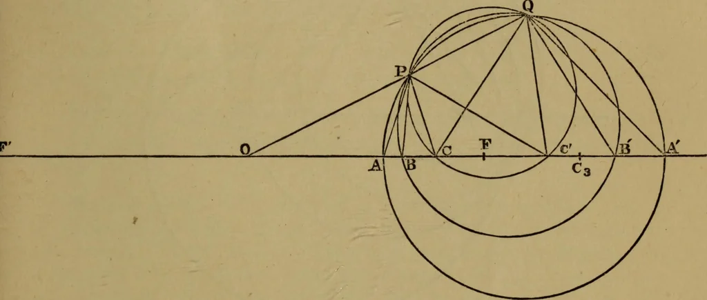An illustration from Exercises on Euclid and in modern geometry for the use of schools, private students, and junior university students, 1881, leaf 204
