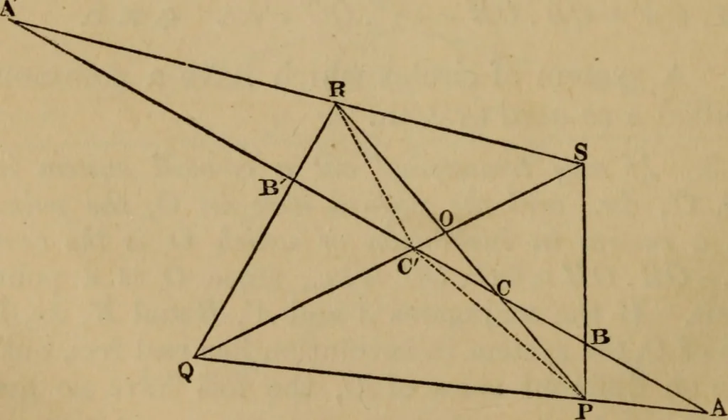 An illustration from Exercises on Euclid and in modern geometry for the use of schools, private students, and junior university students, 1881, leaf 211