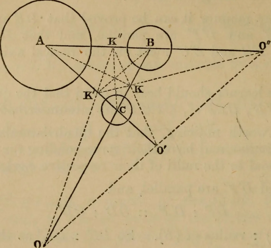 An illustration from Exercises on Euclid and in modern geometry for the use of schools, private students, and junior university students, 1881, leaf 227