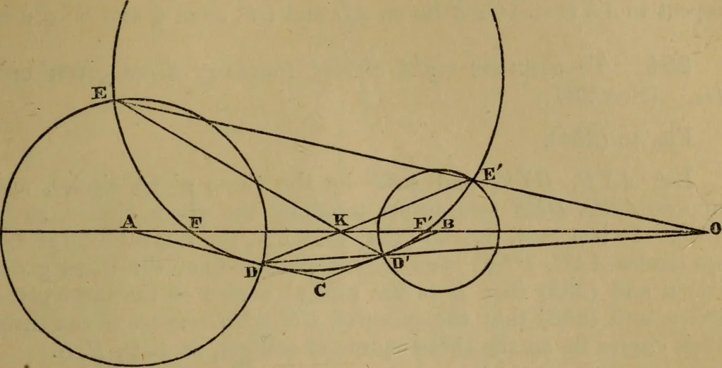 An illustration from Exercises on Euclid and in modern geometry for the use of schools, private students, and junior university students, 1881, leaf 252