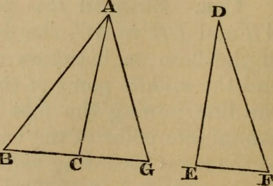 An illustration from Exercises on Euclid and in modern geometry for the use of schools, private students, and junior university students, 1881, leaf 49