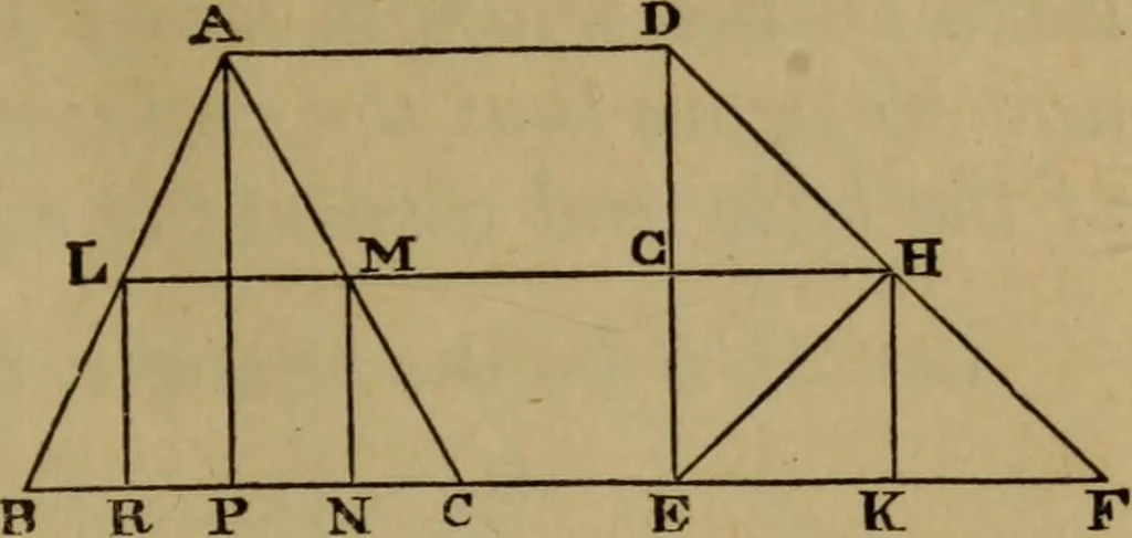 An illustration from Exercises on Euclid and in modern geometry for the use of schools, private students, and junior university students, 1881, leaf 70