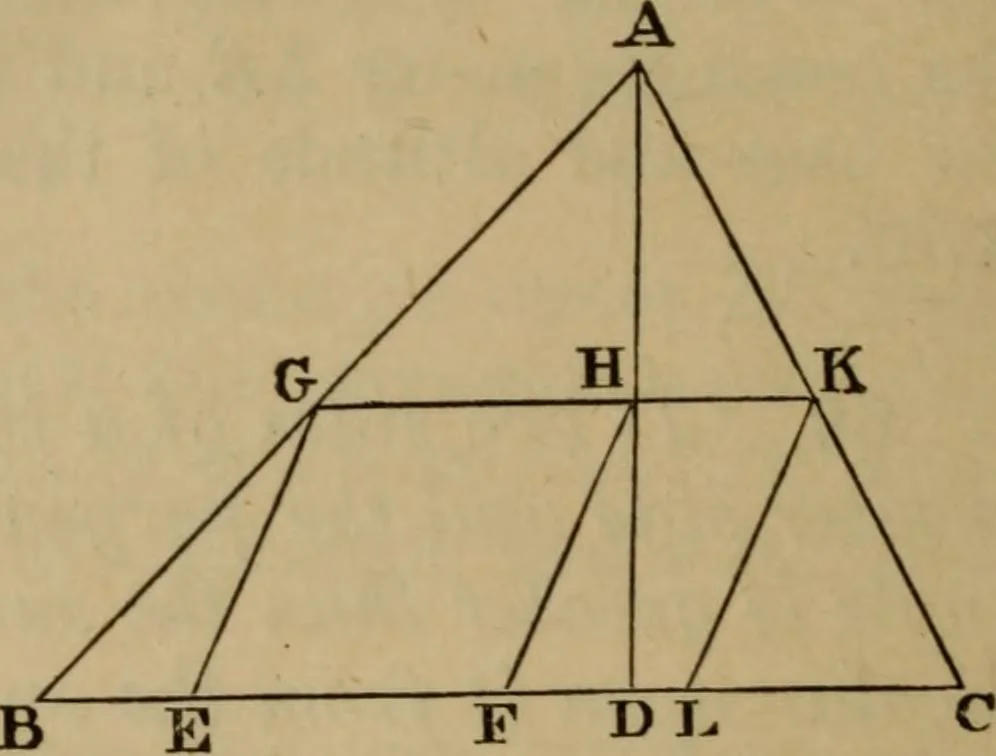 An illustration from Exercises on Euclid and in modern geometry for the use of schools, private students, and junior university students, 1881, leaf 73