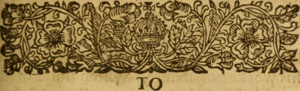 An illustration from Exercitations divine : containing diverse questions and solutions for the right understanding of the Scriptures, proving the necessitie, majestie, integritie, perspicuitie, and sense thereof, as also shewing the singular prerogatives wherewith the Lord indued those whom he appointed to bee the pen-men of them, together with the excellencie and use of divinitie above all humane sciences : all which are cleared out of the Hebrew, and Greeke, the two originall languages in which the Scriptures were first written, by comparing them with the Samaritane, Chaldie, and Syriack copies, and with the Greeke interpretors, and vulgar Latine translation ..., 1634, leaf 6