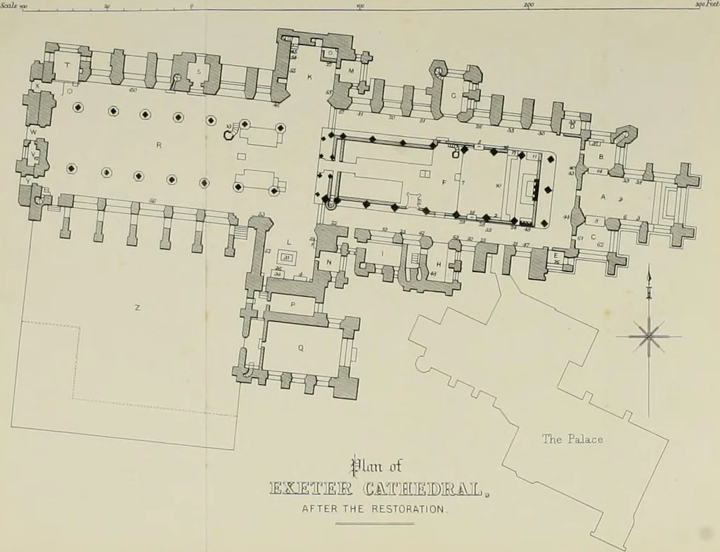 An illustration from Exeter cathedral and its restoration, 1878, leaf 154
