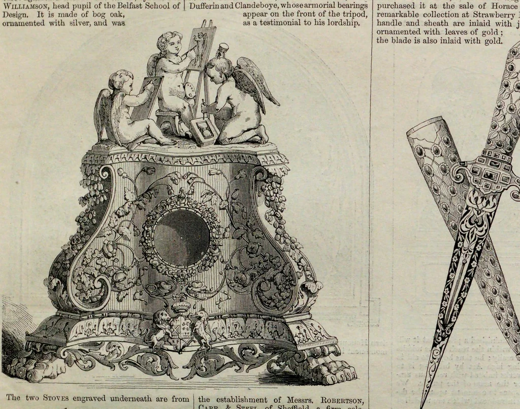 An illustration from The exhibition of art-industry in Dublin, 1853, leaf 32