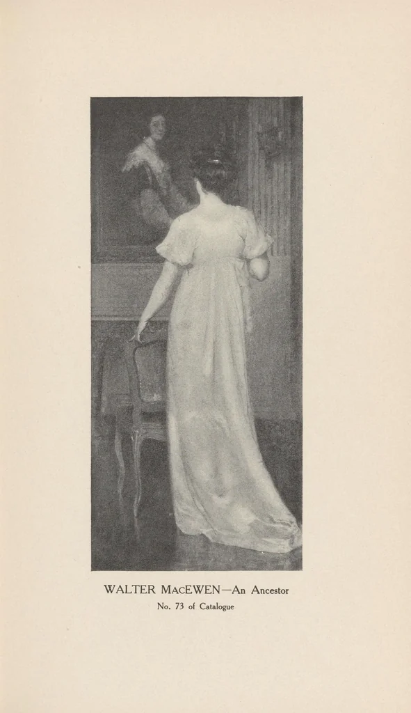 An illustration from Exhibition of Contemporary American Oil Paintings, 1907, leaf 33
