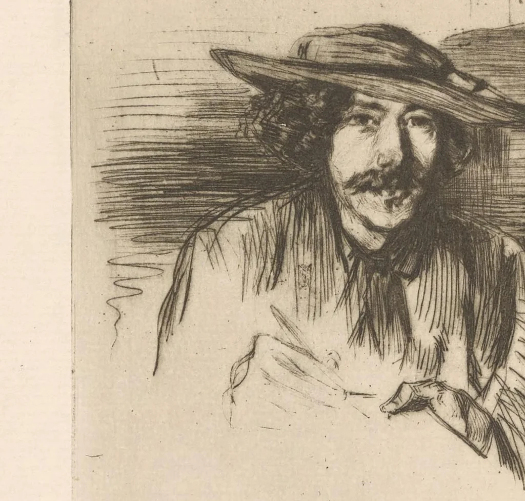 An illustration from Exhibition of etchings, 1903, leaf 6