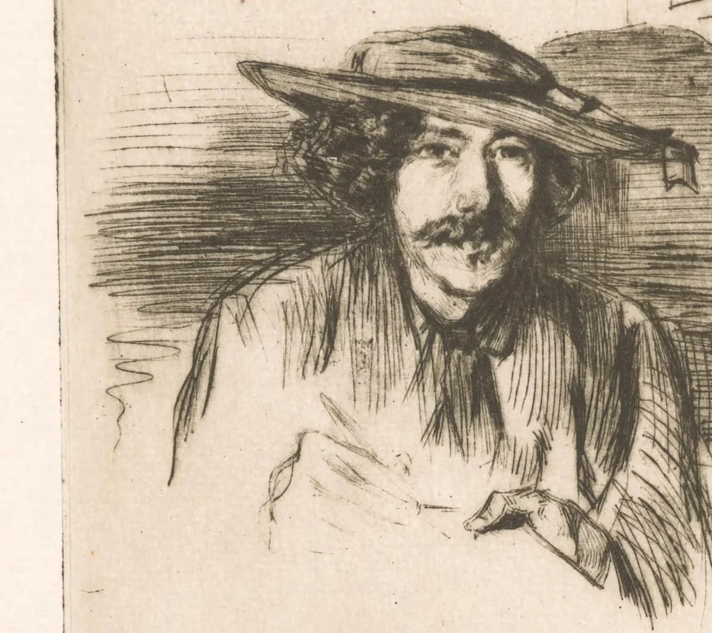 An illustration from Exhibition of etchings, 1903, leaf 6