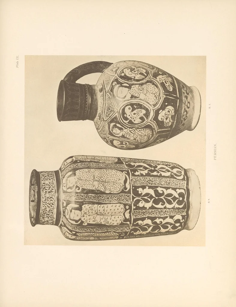 An illustration from Exhibition of the faience of Persia and the nearer East, 1908, leaf 129