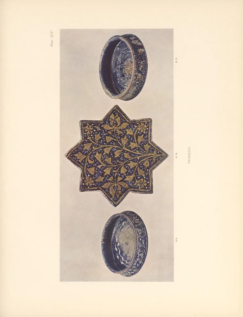 An illustration from Exhibition of the faience of Persia and the nearer East, 1908, leaf 139