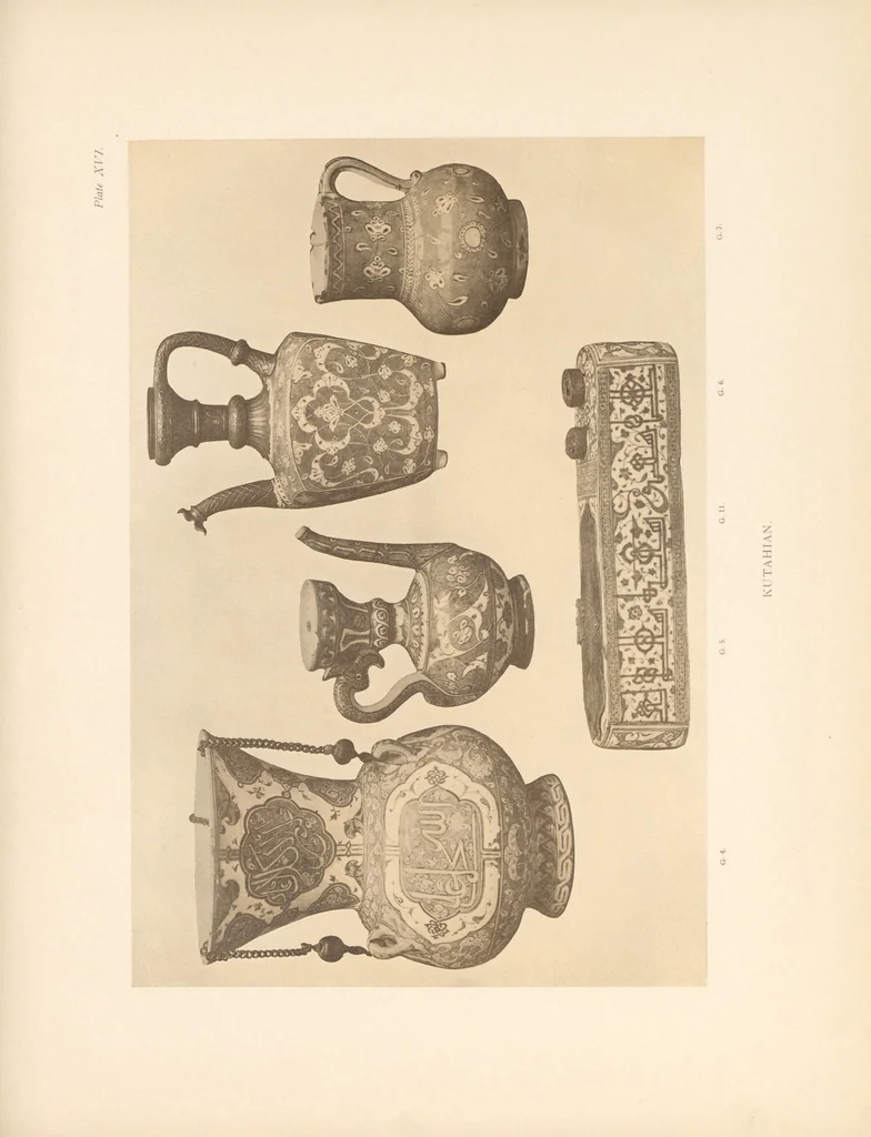 An illustration from Exhibition of the faience of Persia and the nearer East, 1908, leaf 143