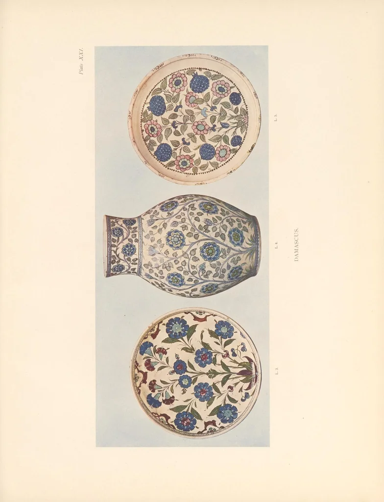 An illustration from Exhibition of the faience of Persia and the nearer East, 1908, leaf 153