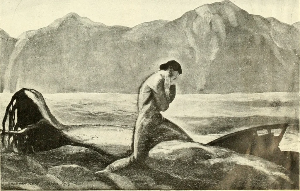 An illustration from Exhibition of American art : June 9th to 5th July, Galerie de la Chambre syndicale des beaux-arts, 1920, leaf 16