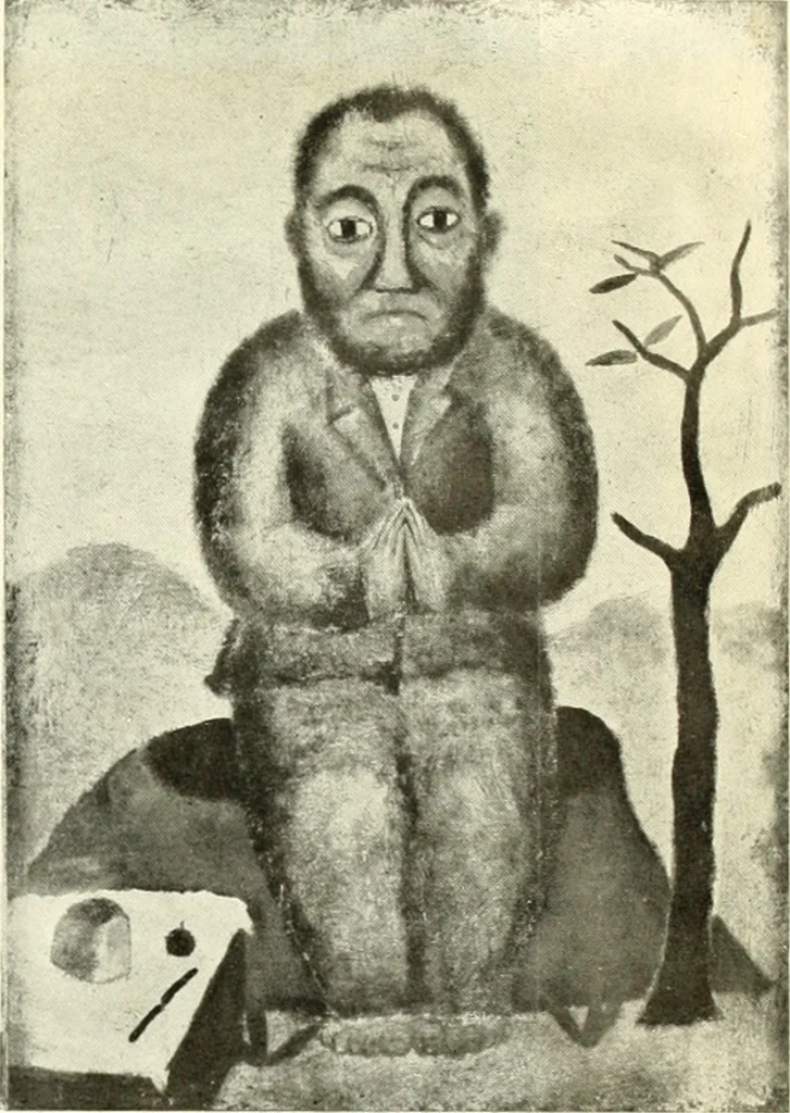 An illustration from Exhibition of American art : June 9th to 5th July, Galerie de la Chambre syndicale des beaux-arts, 1920, leaf 18