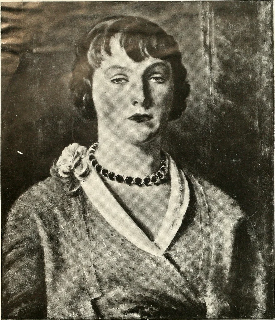 An illustration from Exhibition of American art : June 9th to 5th July, Galerie de la Chambre syndicale des beaux-arts, 1920, leaf 19
