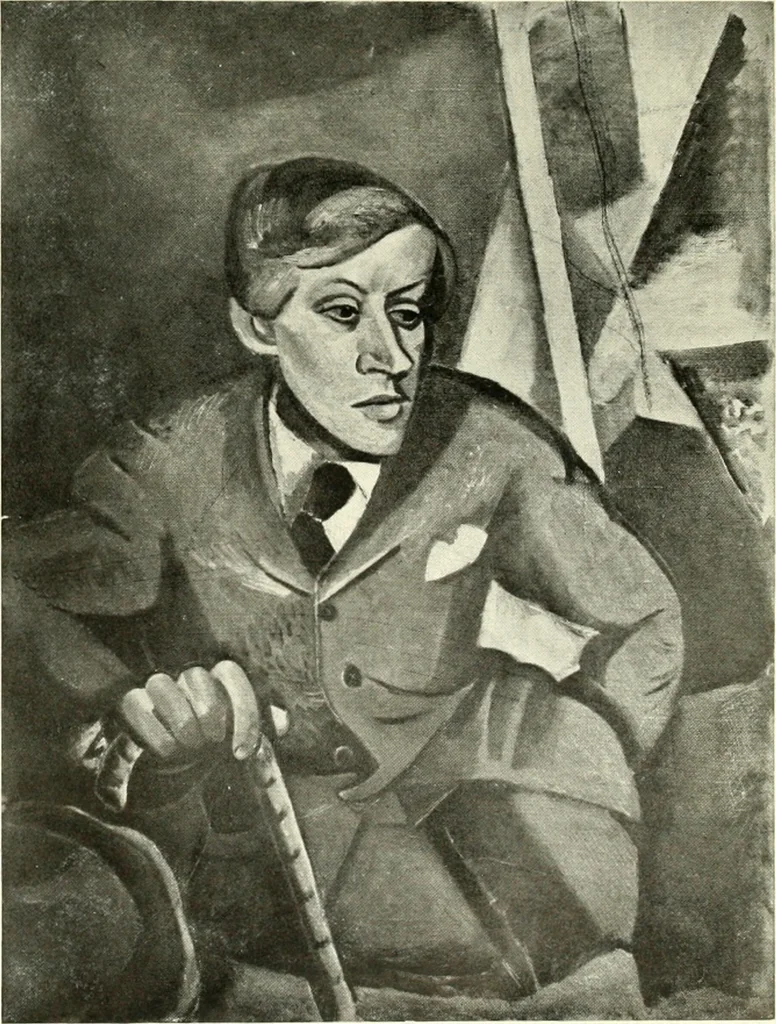 An illustration from Exhibition of American art : June 9th to 5th July, Galerie de la Chambre syndicale des beaux-arts, 1920, leaf 26
