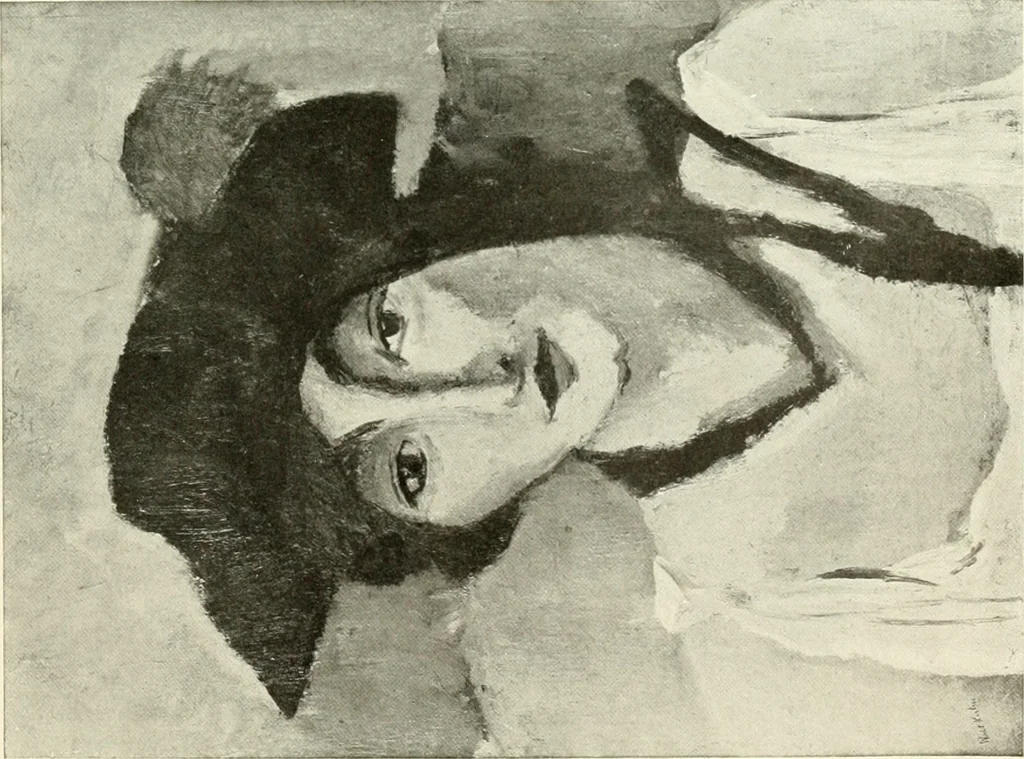 An illustration from Exhibition of American art : June 9th to 5th July, Galerie de la Chambre syndicale des beaux-arts, 1920, leaf 26