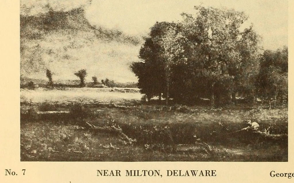 An illustration from Exhibition of American paintings, 1900, leaf 10