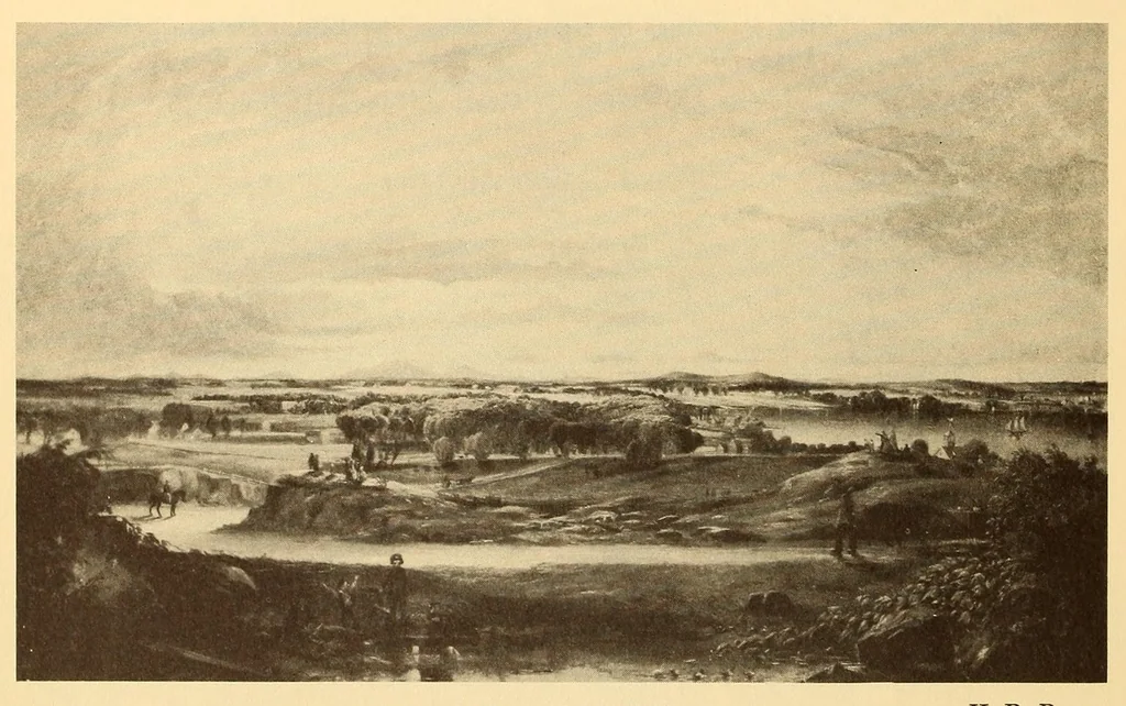 An illustration from Exhibition of American paintings, 1900, leaf 12