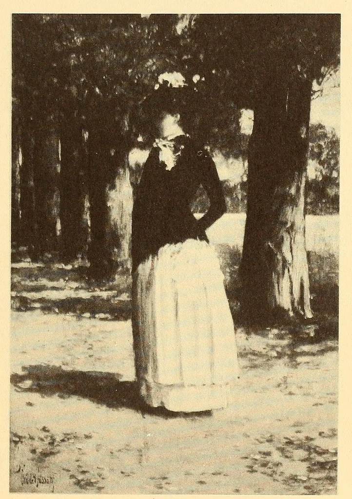 An illustration from Exhibition of American paintings, 1900, leaf 13