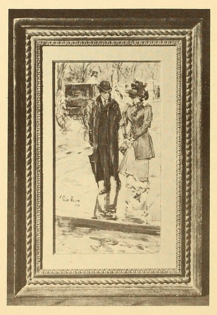 An illustration from Exhibition of American paintings, 1900, leaf 20