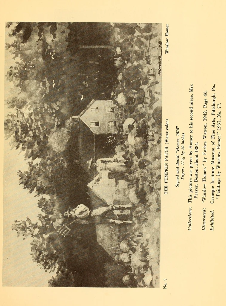An illustration from Exhibition of American paintings, 1900, leaf 9