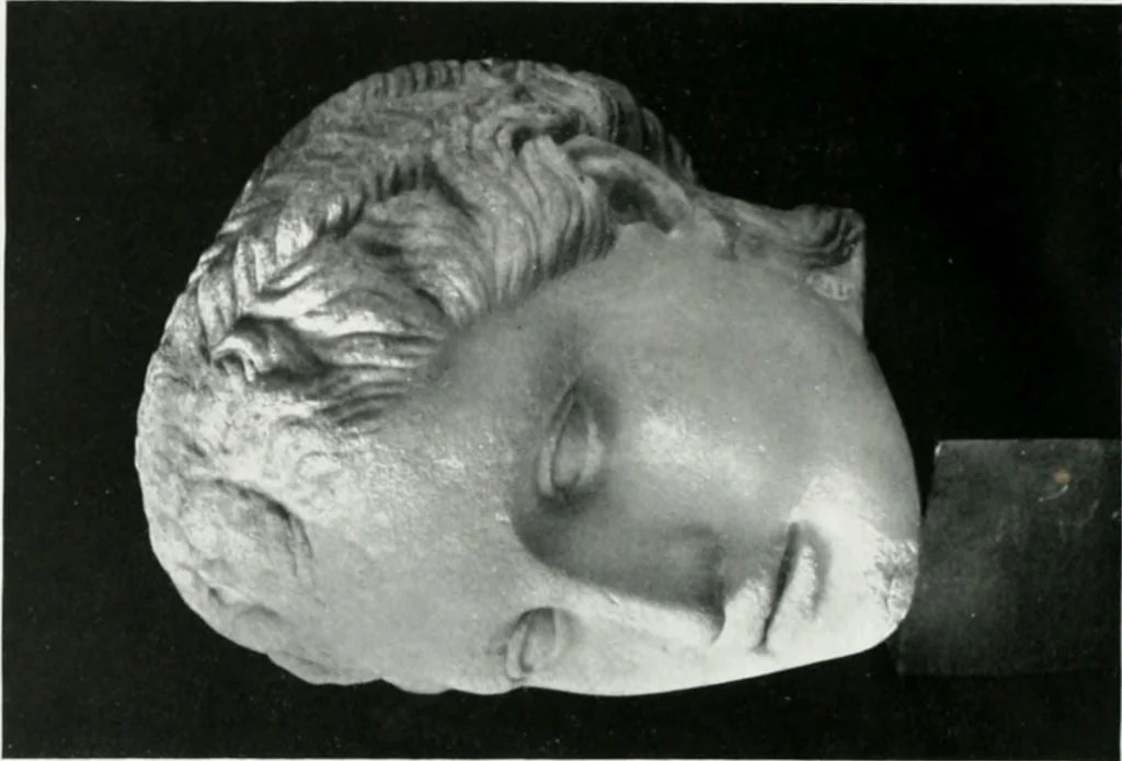 An illustration from An exhibition of antique sculpture, vases, bronzes, &c., &c.,; Egyptian, Greek, Roman and Italian, from the Hope, Peel, Kennedy, Clephan, Hilton Price, and other collections, 1919, leaf 10