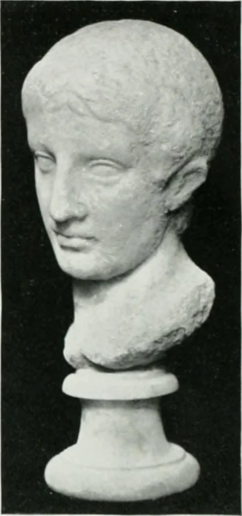 An illustration from An exhibition of antique sculpture, vases, bronzes, &c., &c.,; Egyptian, Greek, Roman and Italian, from the Hope, Peel, Kennedy, Clephan, Hilton Price, and other collections, 1919, leaf 14