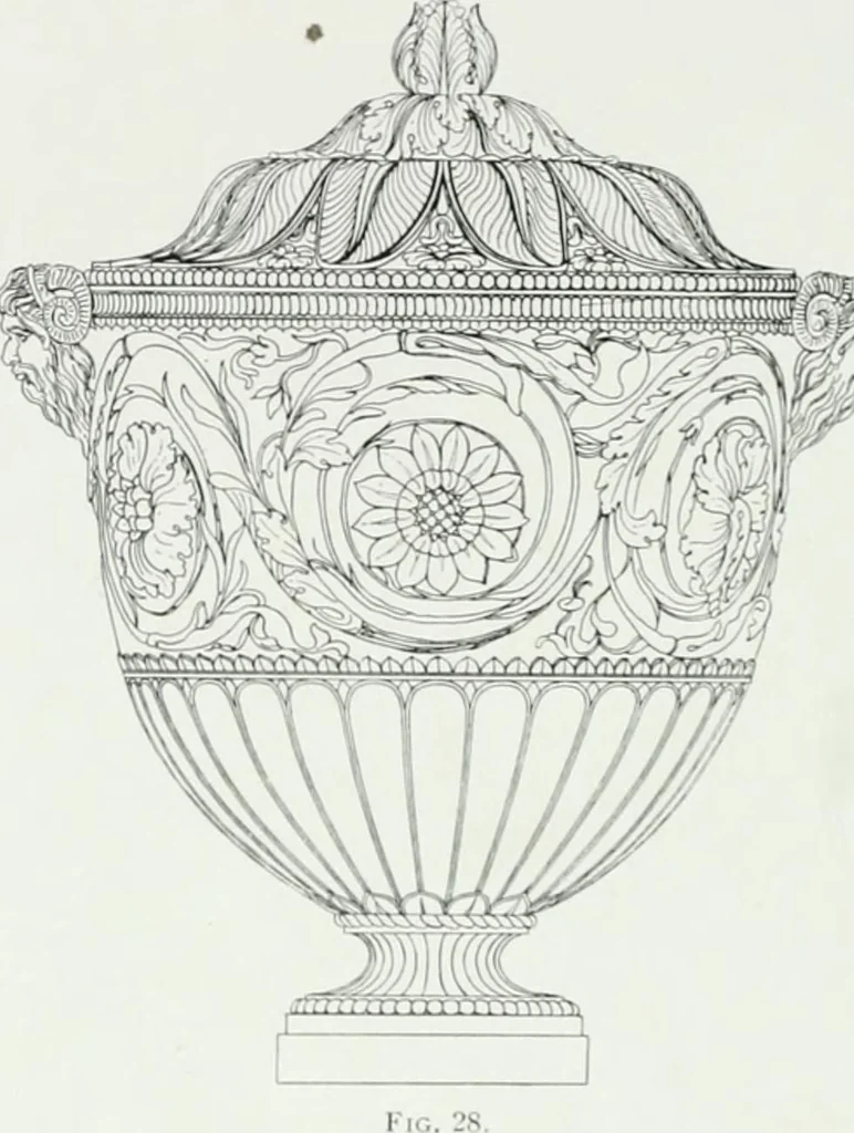 An illustration from An exhibition of antique sculpture, vases, bronzes, &c., &c.,; Egyptian, Greek, Roman and Italian, from the Hope, Peel, Kennedy, Clephan, Hilton Price, and other collections, 1919, leaf 18