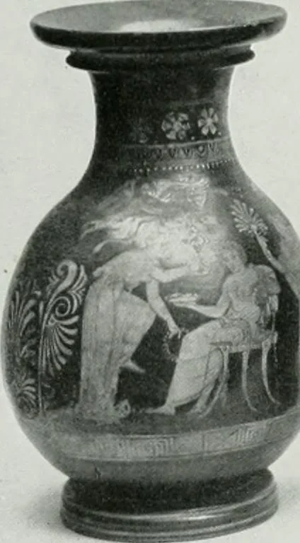 An illustration from An exhibition of antique sculpture, vases, bronzes, &c., &c.,; Egyptian, Greek, Roman and Italian, from the Hope, Peel, Kennedy, Clephan, Hilton Price, and other collections, 1919, leaf 23