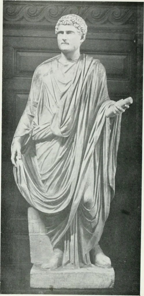 An illustration from An exhibition of antique sculpture, vases, bronzes, &c., &c.,; Egyptian, Greek, Roman and Italian, from the Hope, Peel, Kennedy, Clephan, Hilton Price, and other collections, 1919, leaf 44
