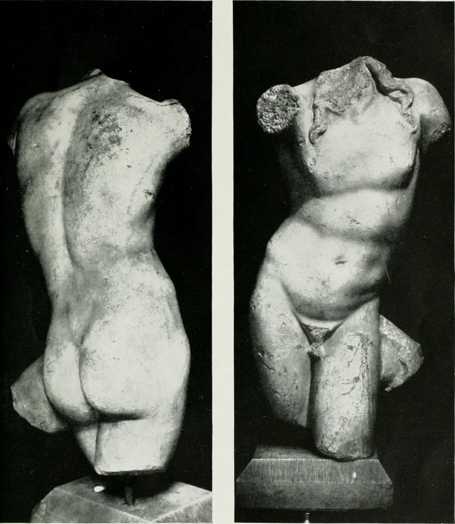 An illustration from An exhibition of antique sculpture, vases, bronzes, &c., &c.,; Egyptian, Greek, Roman and Italian, from the Hope, Peel, Kennedy, Clephan, Hilton Price, and other collections, 1919, leaf 7