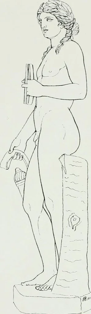 An illustration from An exhibition of antique sculpture, vases, bronzes, &c., &c.,; Egyptian, Greek, Roman and Italian, from the Hope, Peel, Kennedy, Clephan, Hilton Price, and other collections, 1919, leaf 9