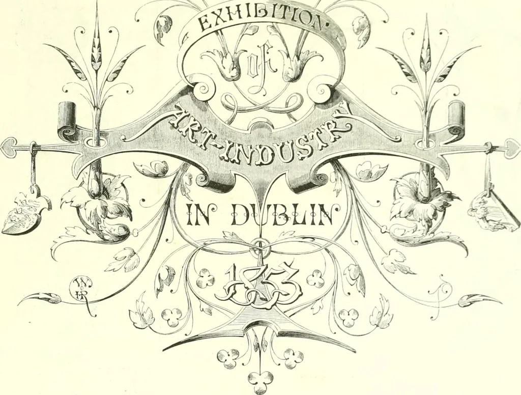 An illustration from The exhibition of art-industry in Dublin, 1853, 1853, leaf 17