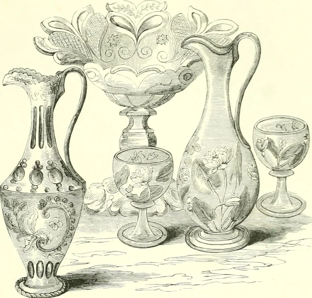 An illustration from The exhibition of art-industry in Dublin, 1853, 1853, leaf 65