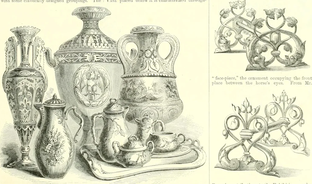 An illustration from The exhibition of art-industry in Dublin, 1853, 1853, leaf 75